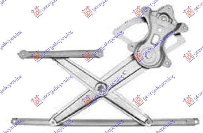PODIZAC PREDNJEG PROZORA ELEKTRICNI (BEZ MOTORA) 2/4 VRATA MITSUBISHI P/U L200 2019-2024 (KJ/KK/KL)
