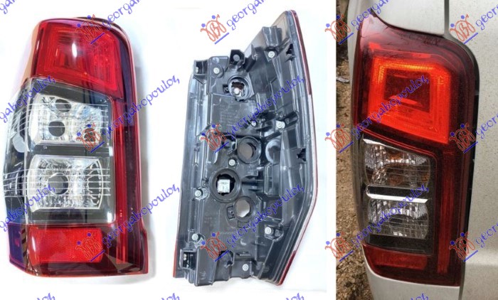 STOP LAMPA (LED2/PY21W/W16W) (LED OBLIK O) (TIP ICHIKOH) (DEPO) MITSUBISHI P/U L200 2019-2024 (KJ/KK/KL)
