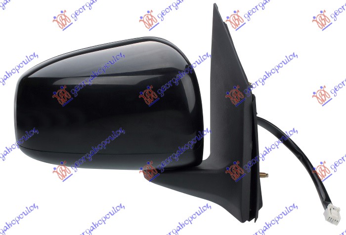RETROVIZOR ELEKTRICNI SA GREJACEM PM (5 PIN) (A KVALITET) (KONVEKSNO STAKLO) MITSUBISHI SPACE STAR 2013-2016 (A0 A)