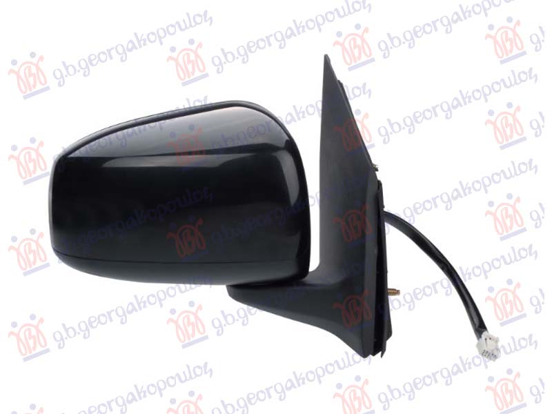 RETROVIZOR ELEKTRICNI CRNI (3 PIN) (KONVEKSNO STAKLO) MITSUBISHI SPACE STAR 2013-2016 (A0 A)