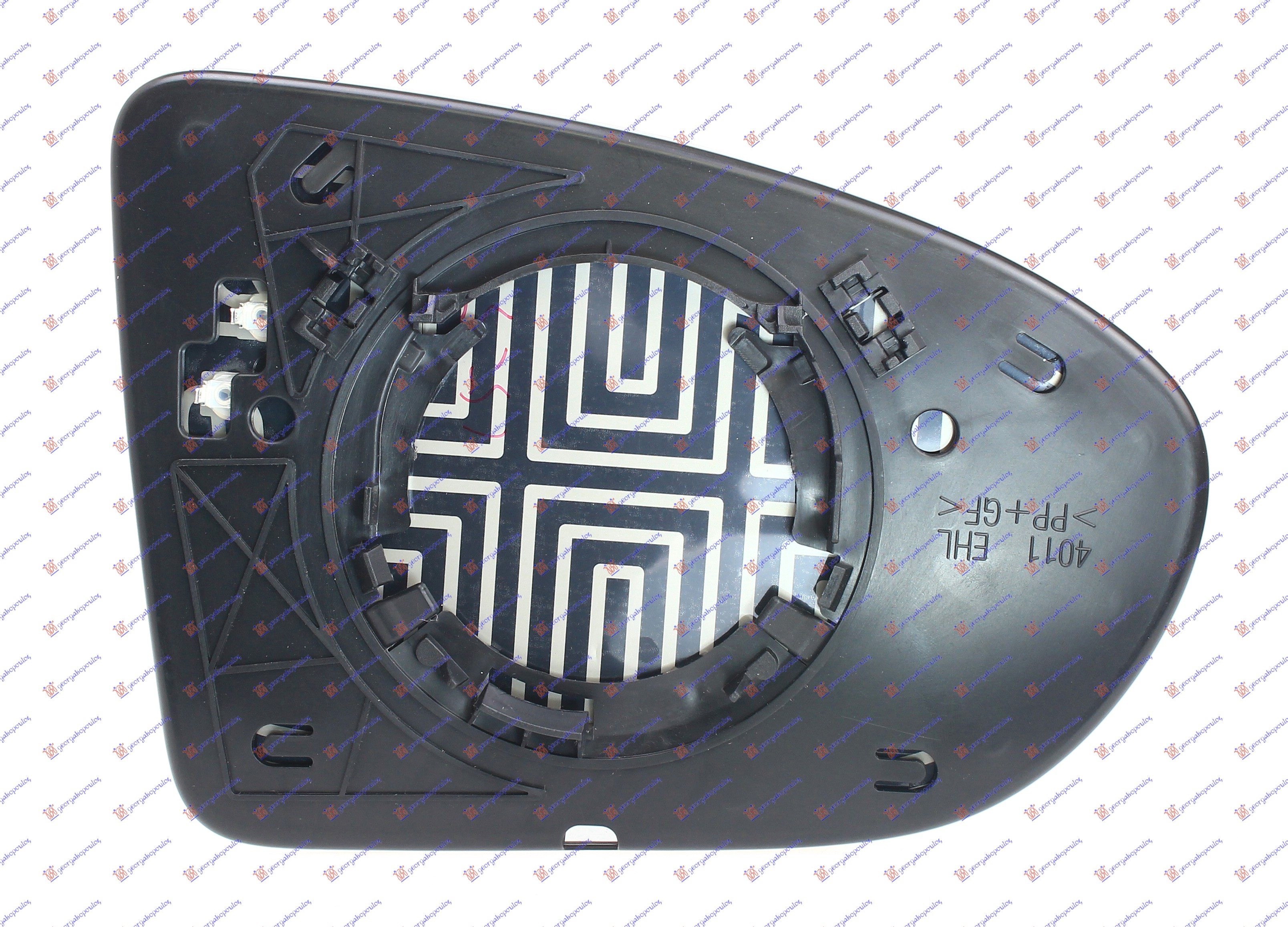 STAKLO RETROVIZORA SA GREJACEM (KONVEKSNO) NISSAN QASHQAI 2010-2013 (J10/NJ10)