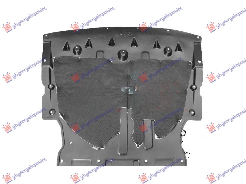 ZASTITA MOTORA PREDNJA PLASTICNA (SA IZOLACIONOM PENOM) NISSAN QASHQAI 2017-2021 (J11)