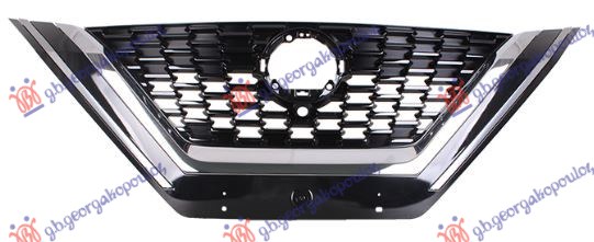PVC MASKA CRNA (HROM OKVIR) (SA KAMEROM) NISSAN QASHQAI 2021-2024 (J12)