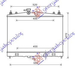 HLADNJAK MOTORA 1.6 i16V (38x60x16) NISSAN CUBE 2009-2018 (Z12)