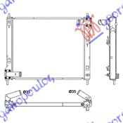HLADNJAK MOTORA 1.6 DIG-T BENZIN (MAN) (507x425) NISSAN JUKE 2015-2019 (F15)