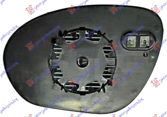 STAKLO RETROVIZORA SA GREJACEM (KONVEKSNO) NISSAN JUKE 2010-2015 (F15)