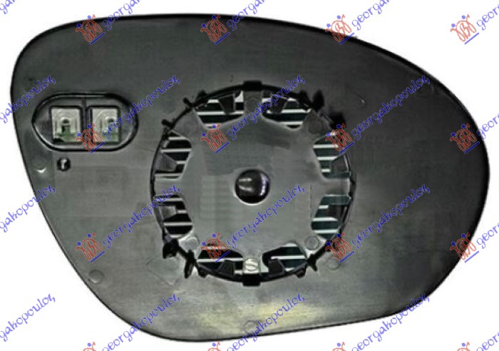 STAKLO RETROVIZORA SA GREJACEM (KONVEKSNO) NISSAN JUKE 2010-2015 (F15)