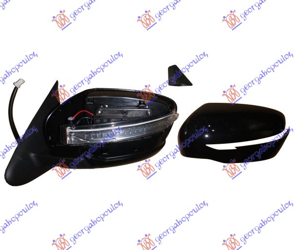 RETROVIZOR ELEKTRICNI SA GREJACEM PM (MIGAVAC) NISSAN JUKE 2015-2019 (F15)