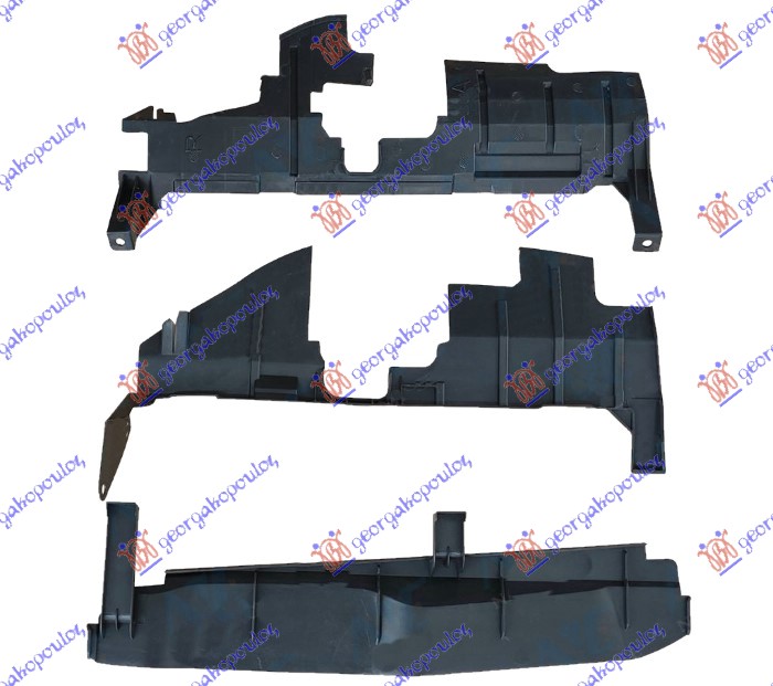 POKLOPAC HLADNJAKA PLASTICNI NISSAN MICRA 2010-2013 (K13)