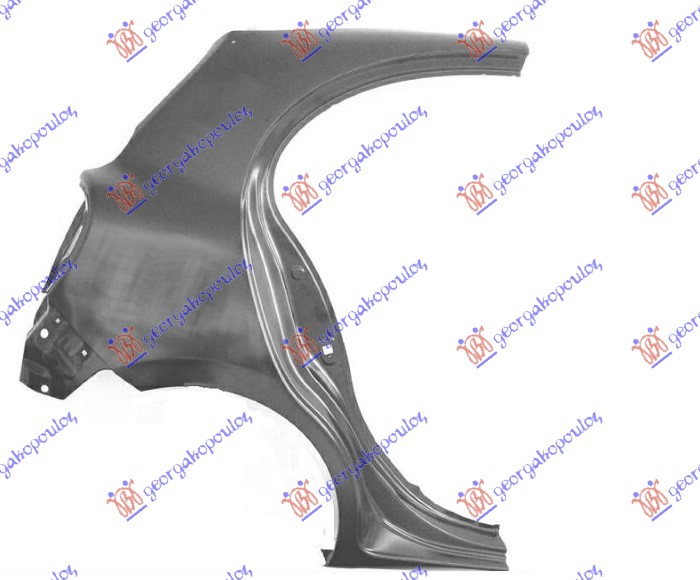 ZADNJI BLATOBRAN NISSAN MICRA 2010-2013 (K13)