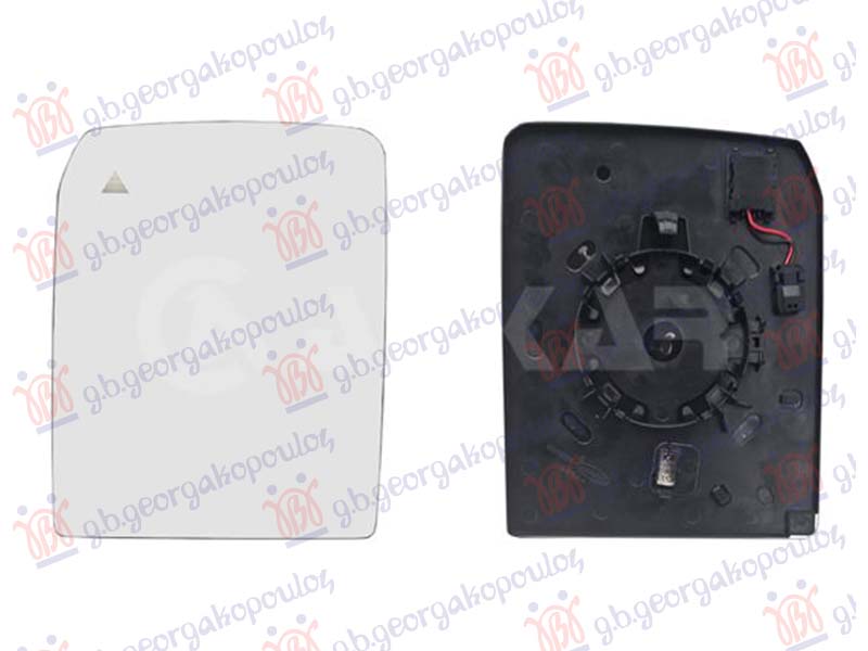 STAKLO RETROVIZORA SA GREJACEM (MRTAV UGAO) (KONVEKSNO) (2 PIN) 2024- NISSAN INTERSTAR 2024- (XDD)