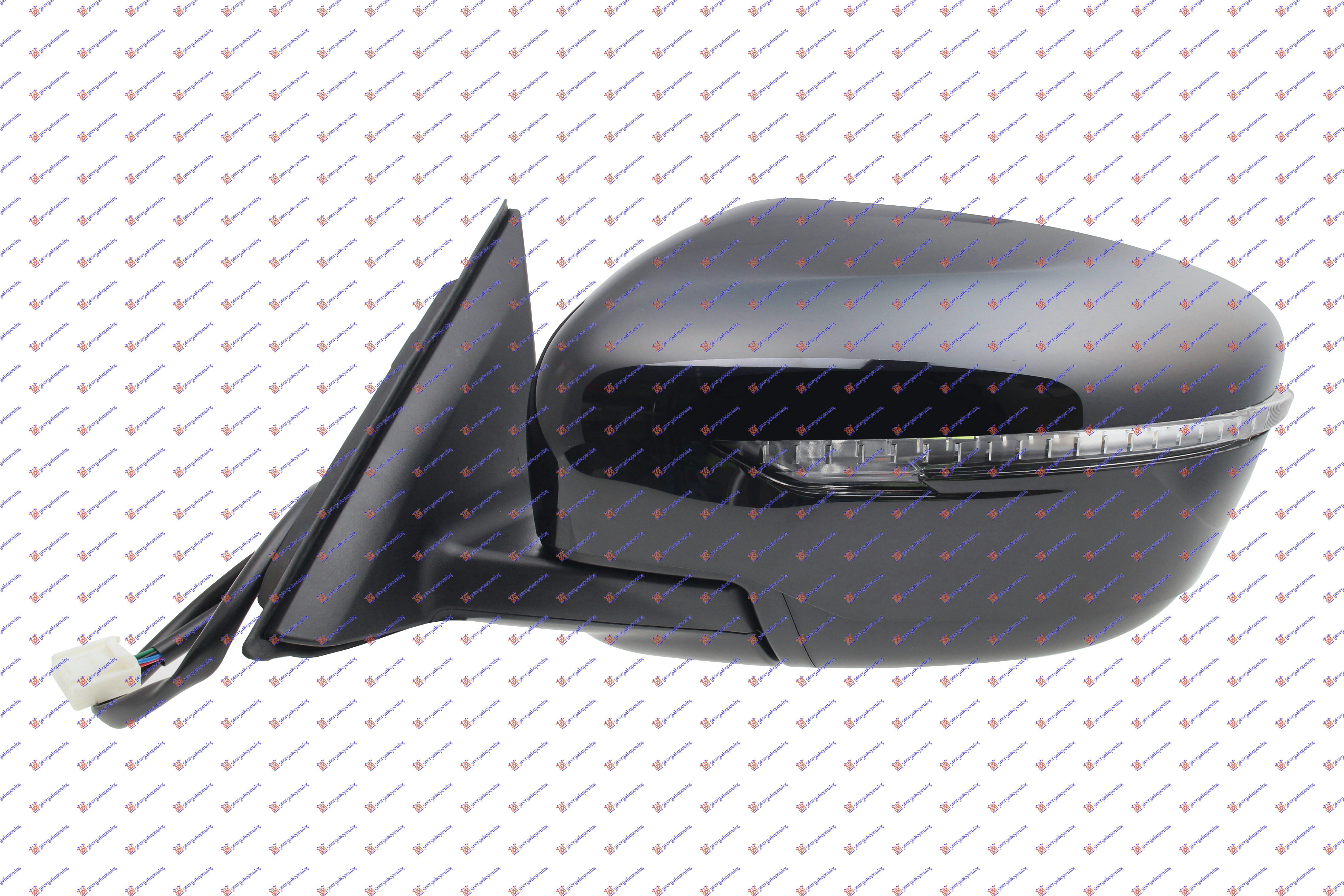 RETROVIZOR ELEKTRICNI SA GREJACEM PM (ELEKTRO-SKLOPIV) (MIGAVAC) NISSAN X-TRAIL 2014-2017 (T32/T32R/T32RR)