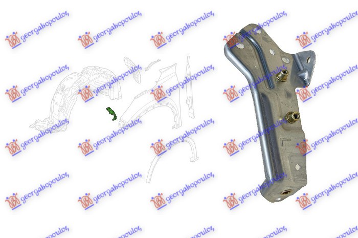 NOSAC BLATOBRANA ALUMINIJUM NISSAN X-TRAIL 2021- (T33)