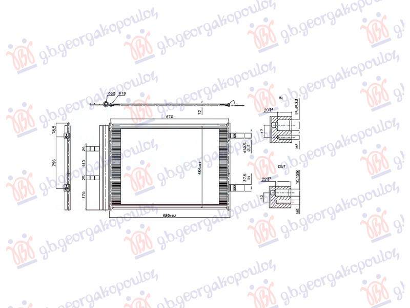 HLADNJAK KLIME 1.5 BENZIN/HIBRID NISSAN X-TRAIL od 2021 (T33)