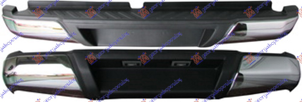 ZADNJI BRANIK HROM (KOMPLET) NISSAN P/U NAVARA NP300 2WD-4WD 2015-2025 (D23)