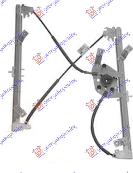 PODIZAC PREDNJEG PROZORA ELEKTRICNI (BEZ MOTORA) 5 VRATA OPEL ASTRA J 4D 2013- (P10)