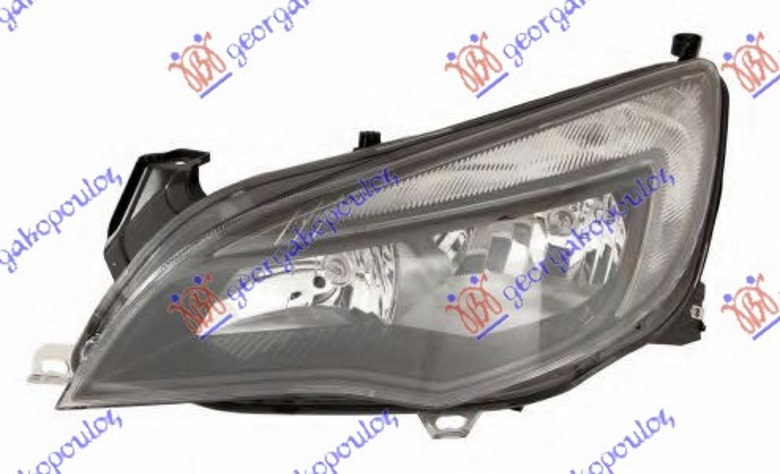 FAR ELEKTRICNI SA LED DNEVNIM SVETLOM (TYC) OPEL ASTRA J 5D/S.W. 2013-2016 (P10)