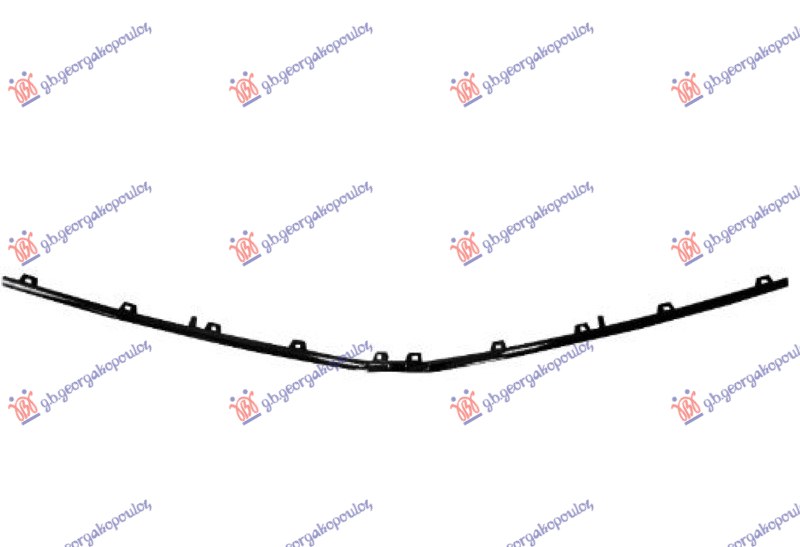 LAJSNA PVC MASKE DONJA CENTRALNA CRNA (GS-LINE) OPEL ASTRA L 2021- (OV5)