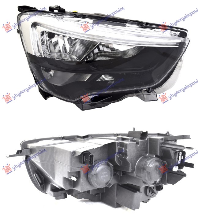 FAR ELEKTRICNI (H7/H1) SA LED DNEVNIM SVETLOM (TYC) OPEL COMBO 2018-2024 (X12)