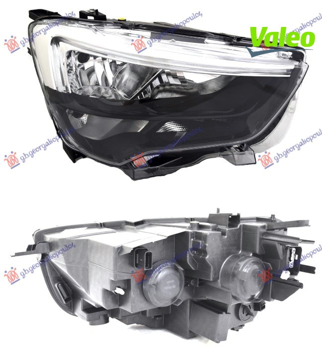 FAR ELEKTRICNI (H7/H1) LED DNEVNIM SVETLOM (VALEO) OPEL COMBO 2018-2024 (X12)