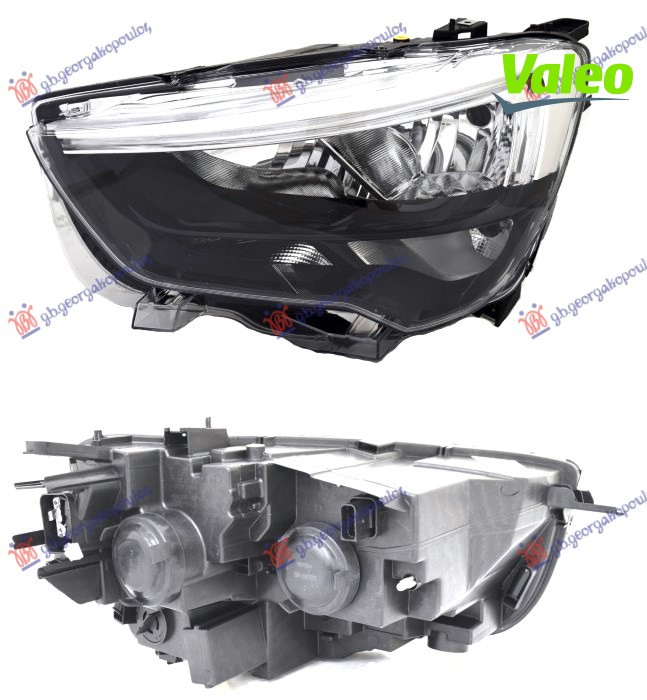 FAR ELEKTRICNI (H7/H1) LED DNEVNIM SVETLOM (VALEO) OPEL COMBO 2018-2024 (X12)