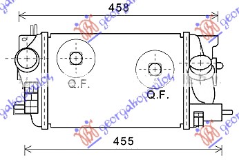 HLADNJAK INTERKULERA 1.3 CDTi (315x218x64) OPEL MERIVA 2010-2014 (S10)