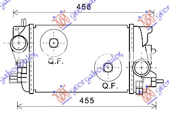 HLADNJAK INTERKULERA 1.7 CDTi (315x218x64) OPEL MERIVA 2010-2014 (S10)