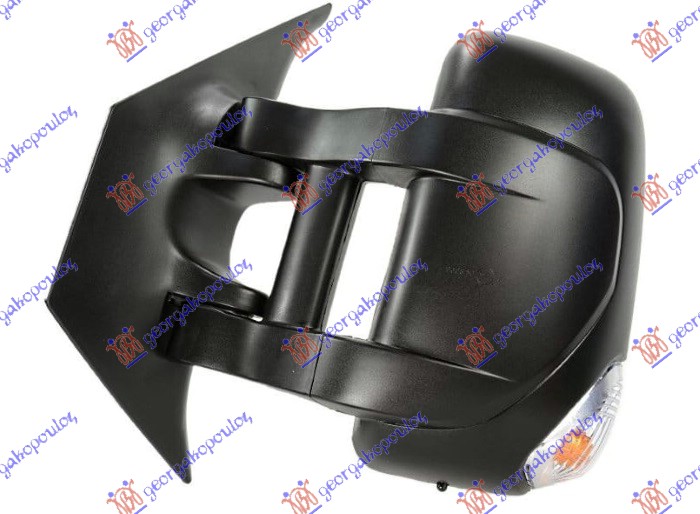 RETROVIZOR ELEKTRICNI SA GREJACEM DUGI (MIGAVAC) (POZICIONO SVETLO) (KONVEKSNO STAKLO) OPEL MOVANO 2009-2019 (X62)