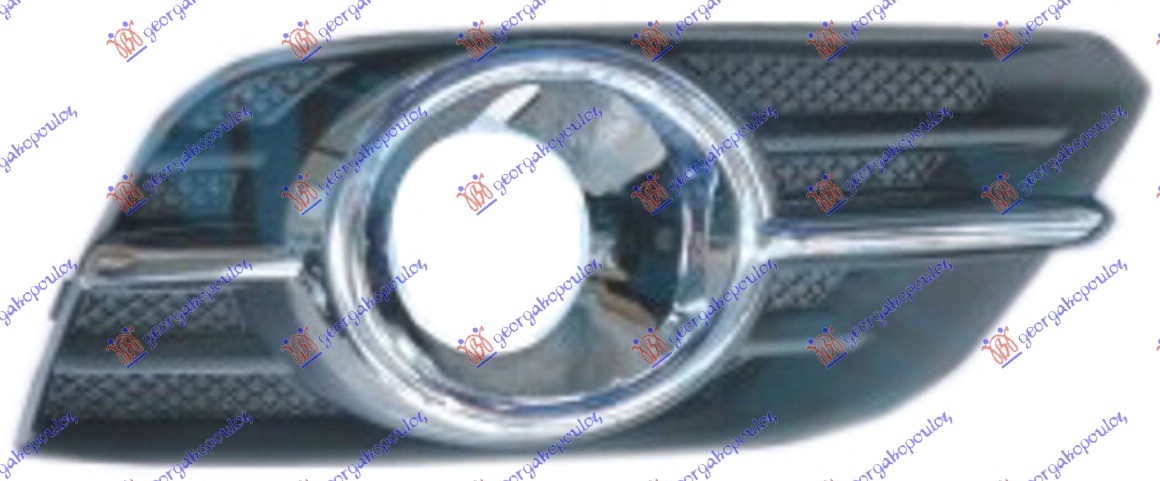 RESETKA PREDNJEG BRANIKA SA HROM LAJSNOM OPEL MOKKA 2013-2016 (J13)