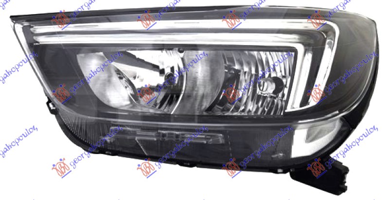 FAR ELEKTRICNI (H7/HB3) SA LED DNEVNIM SVETLOM (TYC) OPEL MOKKA X 2016-2020 (J13)
