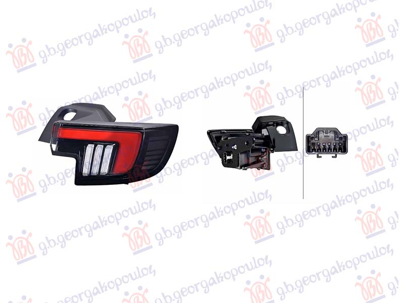 STOP LAMPA SPOLJASNJA LED (INTELI LUX LED) (HELLA) OPEL MOKKA 2020-2024 (J13)