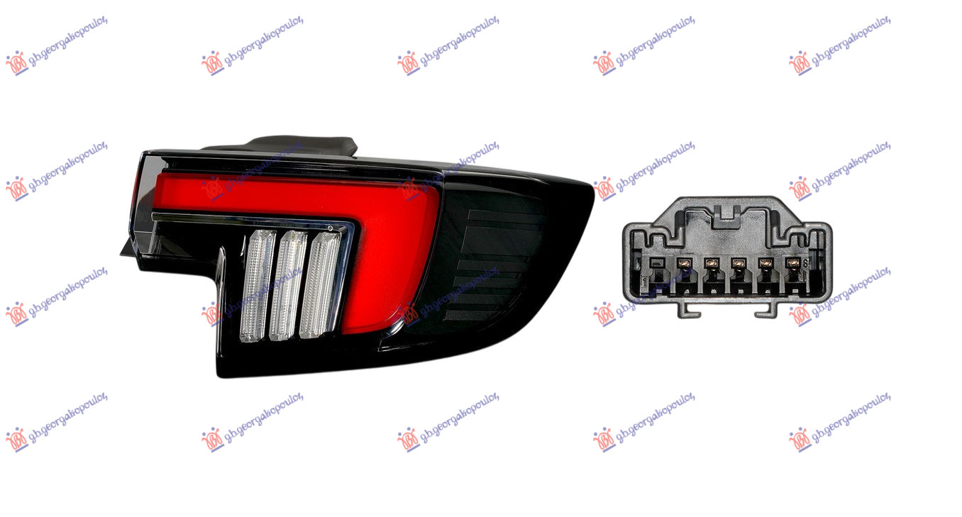 STOP LAMPA SPOLJASNJA LED HROM OPEL MOKKA 2020-2024 (INTELI LUX LED) (HELLA) (J13)