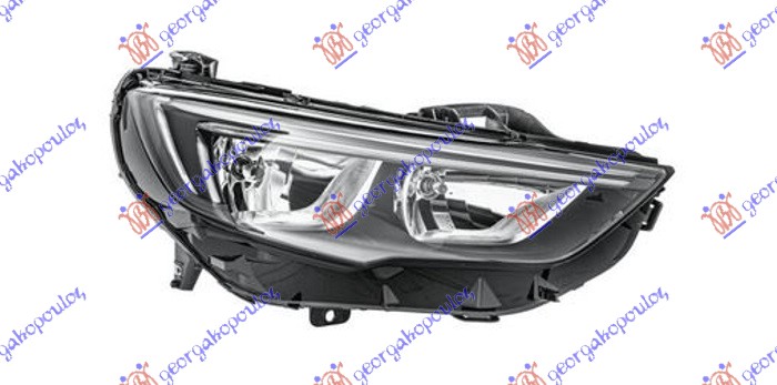 FAR ELEKTRICNI CRNI (H7/H7) SA LED DNEVNIM SVETLOM (HELLA) OPEL INSIGNIA 2017- (Z18)