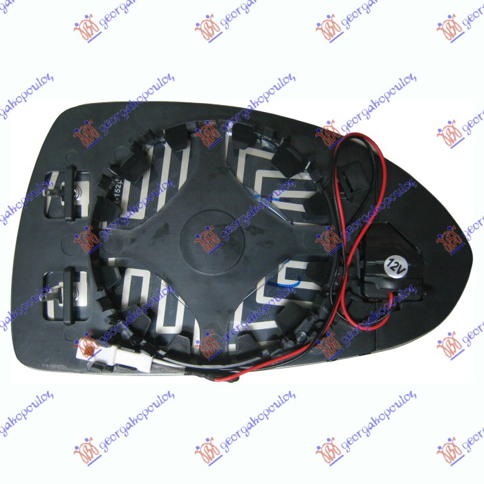 STAKLO RETROVIZORA SA GREJACEM (MRTAV UGAO) (ASFERICNO) OPEL CORSA E 2015-2019 (X15)