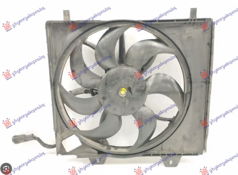 VENTILATOR KOMPLET 1.2 BENZIN / 1.5 DIZEL (363mm) (NISSENS) PEUGEOT 2008 II 2019-2023 (CU)