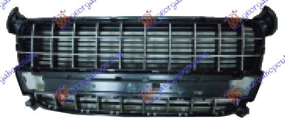 CENTRALNA RESETKA HROM/CRNA PEUGEOT 3008 I 2009-2013 (0U)
