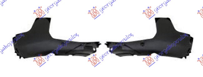 SPOJLER PREDNJEG BRANIKA (PDC SENZOR & KAMERA) (SET) PEUGEOT 5008 2016-2020 (MC/MR/MJ/M4)