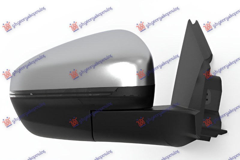 RETROVIZOR ELEKTRICNI SA GREJACEM HROM (ELEKTRO-SKLOPIV) (MIGAVAC) (SVETLO) (SENZOR) (10 OTV 10 PIN + 10 OTV 2 PIN) PEUGEOT 5008 2016-2020 (MC/MR/MJ/M4)