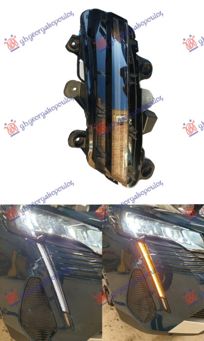 DNEVNO SVETLO/MIGAVAC LED (VALEO) PEUGEOT 5008 2020-2024 (MC/MR/MJ/M4)