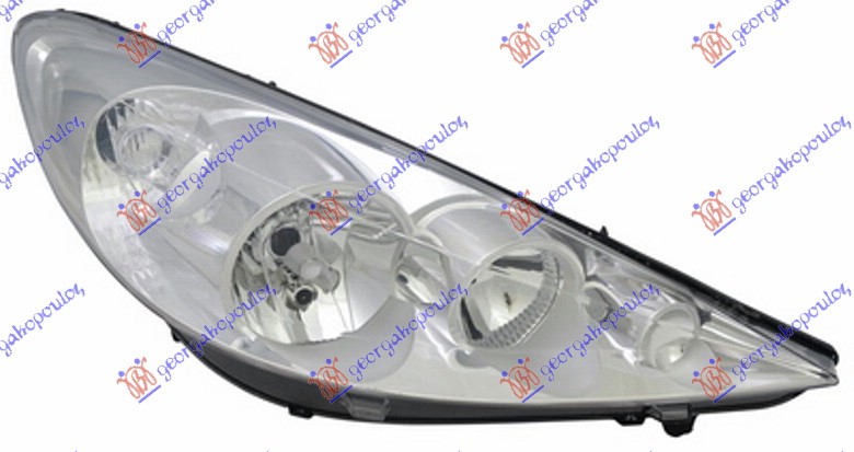 FAR ELEKTRICNI (TYC) PEUGEOT 206+ (PLUS) 2009-2013 (2L/2M)