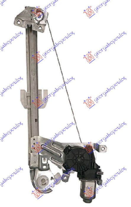PODIZAC ZADNJEG PROZORA ELEKTRICNI (A KVALITET) PEUGEOT 206+ (PLUS) 2009-2013 (2L/2M)