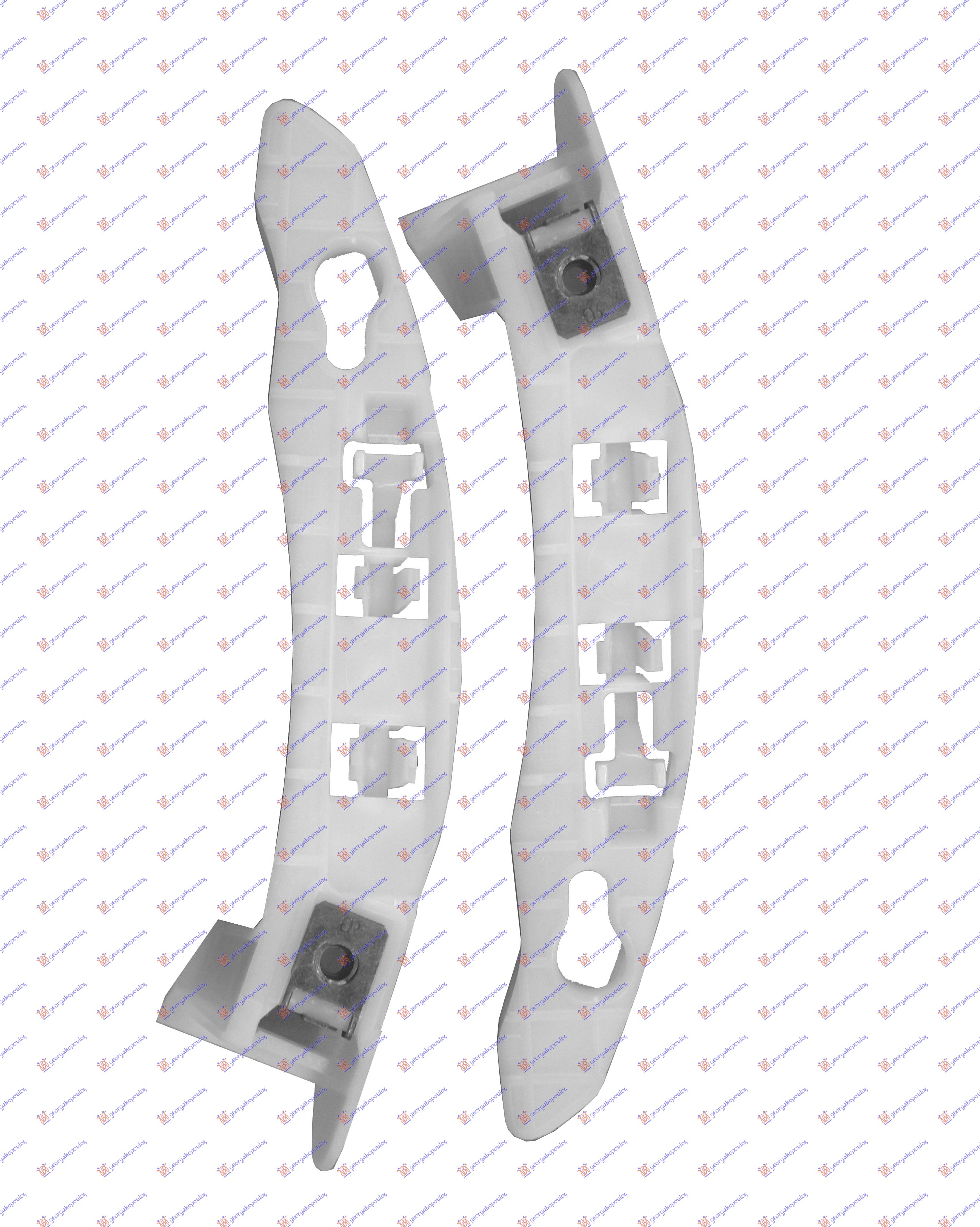 NOSAC ZADNJEG BRANIKA PLASTICNI (SET) PEUGEOT 208 I 2012-2015 (CA/CC)