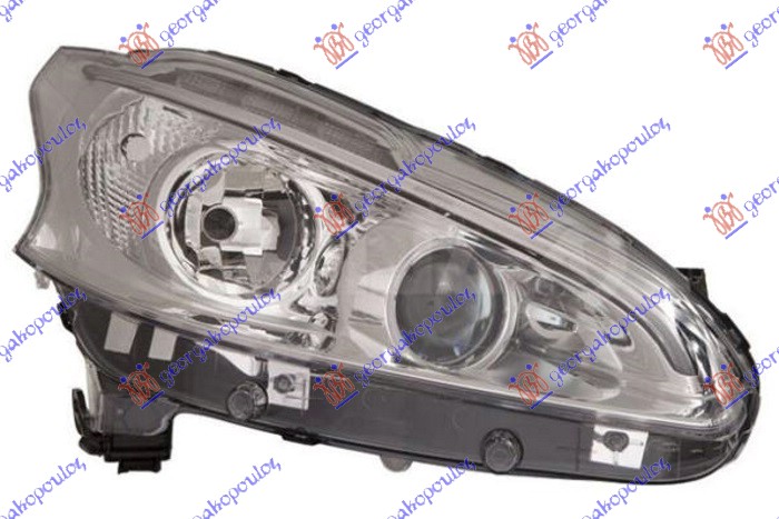 FAR ELEKTRICNI (H7/H7) SA LED DNEVNIM SVETLOM (TYC) PEUGEOT 208 I 2012-2015 (CA/CC)