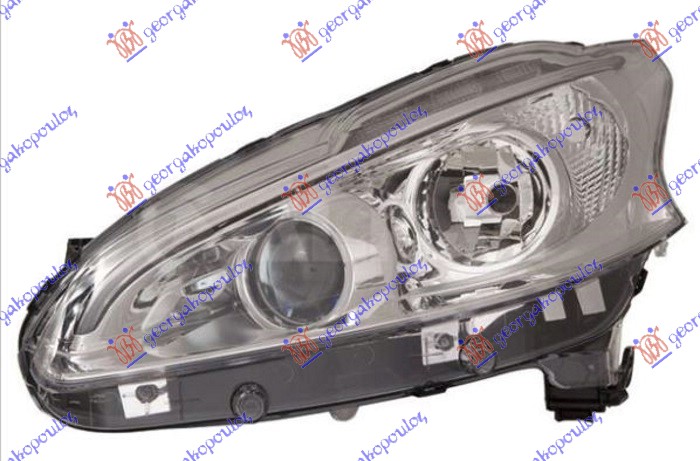 FAR ELEKTRICNI (H7/H7) SA LED DNEVNIM SVETLOM (TYC) PEUGEOT 208 I 2012-2015 (CA/CC)