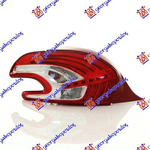 STOP LAMPA (LED) (DEPO) PEUGEOT 208 I 2012-2015 (CA/CC)