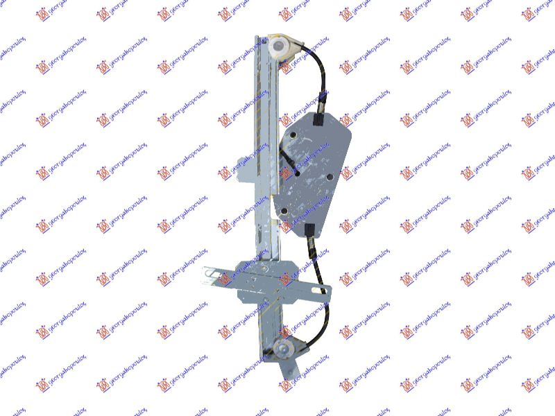 PODIZAC ZADNJEG PROZORA ELEKTRICNI (BEZ MOTORA) (A KVALITET) PEUGEOT 208 I 2012-2015 (CA/CC)