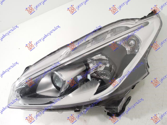 FAR ELEKTRICNI (H7/H7) SA LED DNEVNIM SVETLOM (VALEO) PEUGEOT 208 I 2015-2019 (CA/CC)