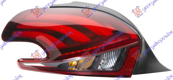 STOP LAMPA LED (HELLA) PEUGEOT 208 I 2015-2019 (CA/CC)