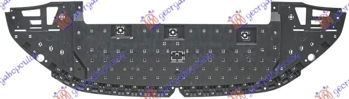 ZASTITA MOTORA ISPOD BRANIKA PLASTICNA PEUGEOT 208 II 2019-2023 (UB/UP/UW/UJ)
