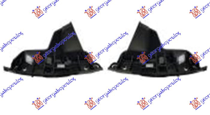 NOSAC PREDNJEG BRANIKA PLASTICNI (SET) PEUGEOT 208 II 2023- (UB/UP/UW/UJ)